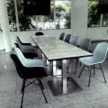 Trevista Condo - Toa Payoh| Product Seen: [Adik – Steel Chair & Customised Laminated Tabletop With ABS Edging]